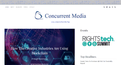 Desktop Screenshot of concurrentmedia.com